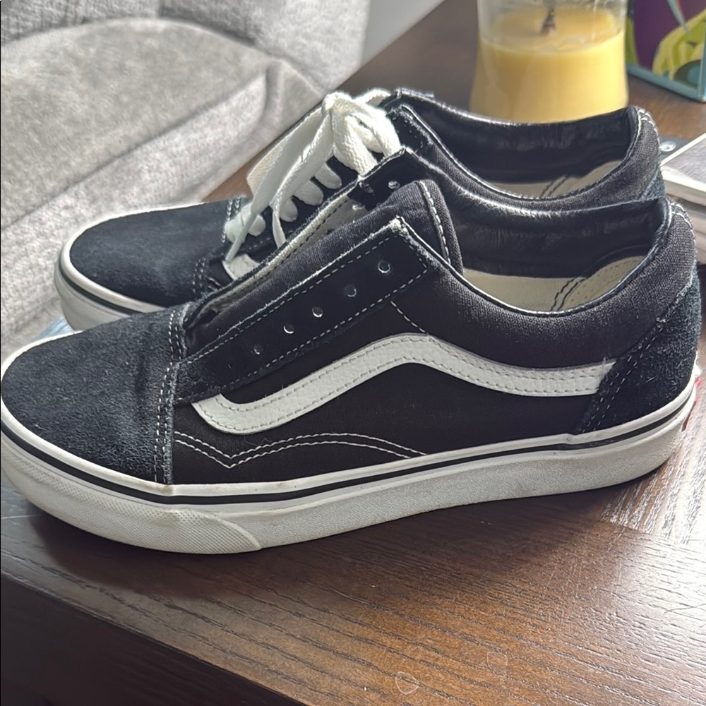 Vans Black and White Sneakers